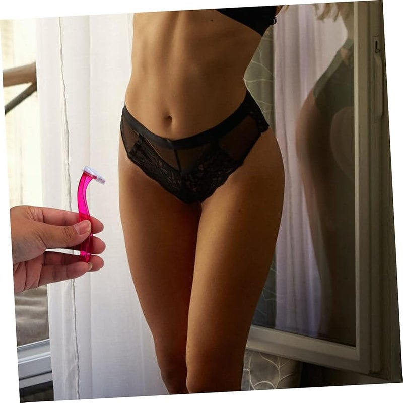 Pink Bikini Hair Removal Razor Kit Gentle Trimmer For Women Safe Shaving Easy Grooming Daily Use - Image 4
